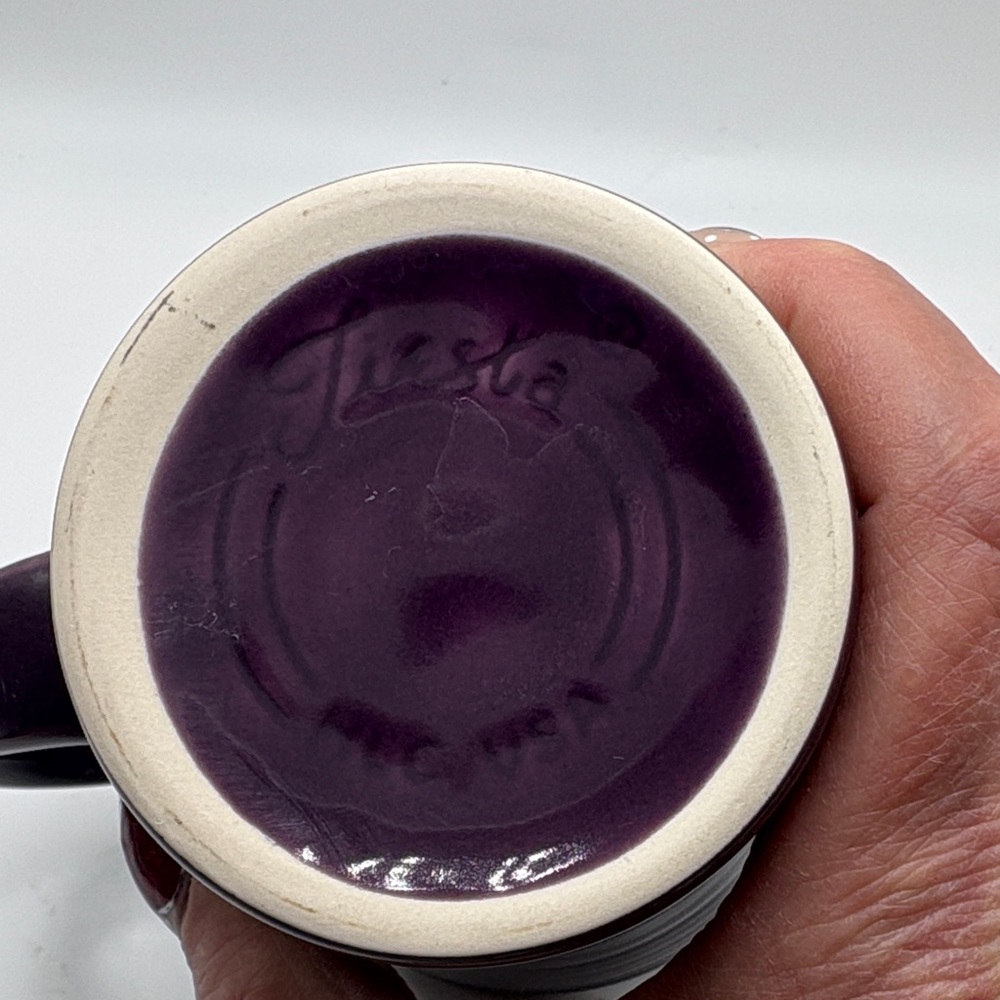 Fiesta mulberry latte mug - Picture 5 of 5